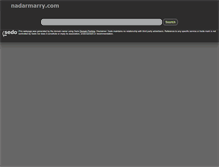 Tablet Screenshot of nadarmarry.com